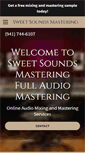 Mobile Screenshot of musicaudiomastering.com